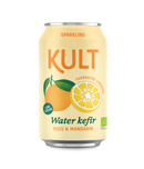 Organic Water Kefir Yuzu & Mandarin - KULT Kefir - 330ml