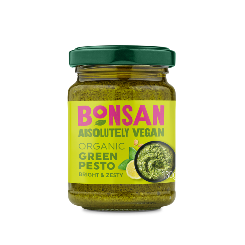 Organic Vegan Green Pesto - 130g - Bonsan