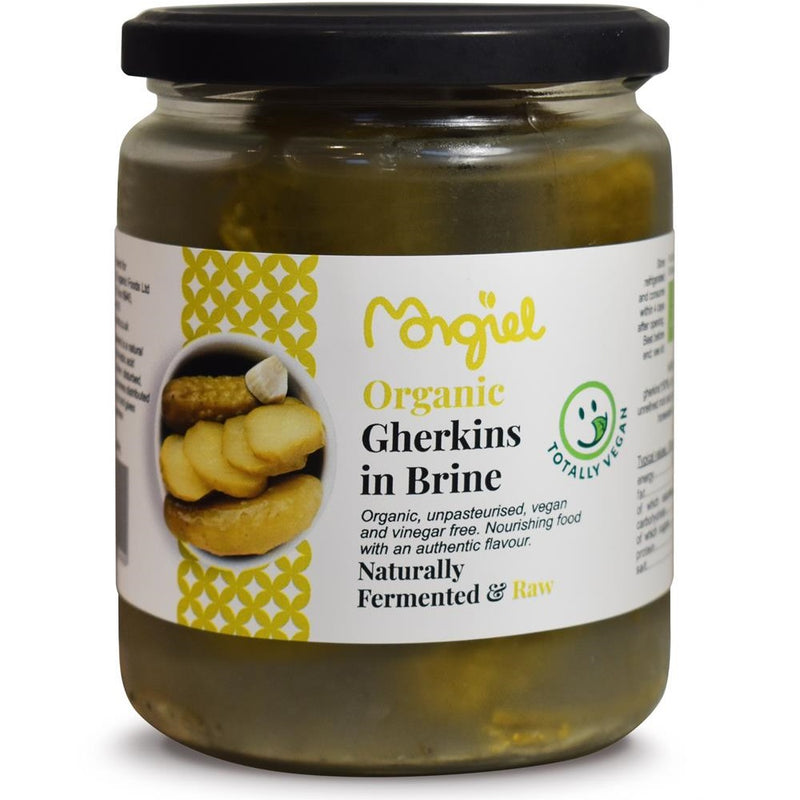 Organic Raw Gherkins in Brine - Morgiel - 500g