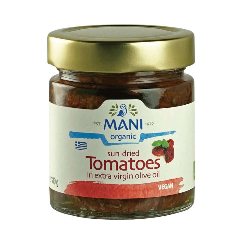 Organic Sun-dried Tomatoes in Olive Oil - 205g - Mani