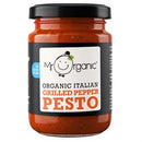 Organic Grilled Pepper Pesto - Mr Organic - 130g