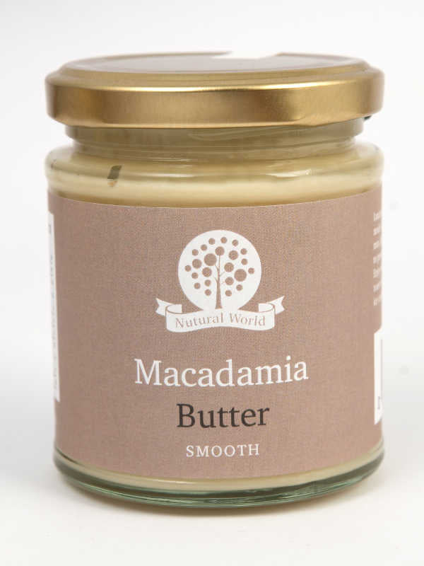 Smooth Macadamia Nut Butter - Nutural World - 170g