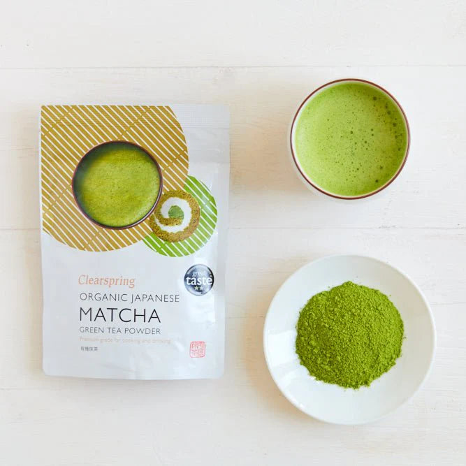Organic Japanese Matcha Green Tea Powder (Premium Grade) - Clearspring - 100g