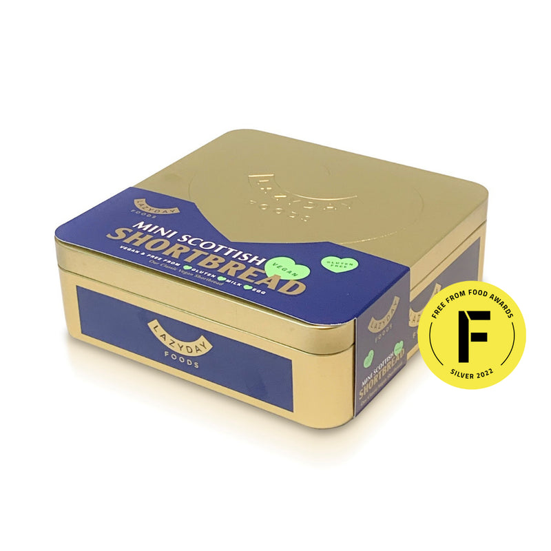 Vegan Mini Scottish Shortbread Gifting Tin - Lazy Days - 250g