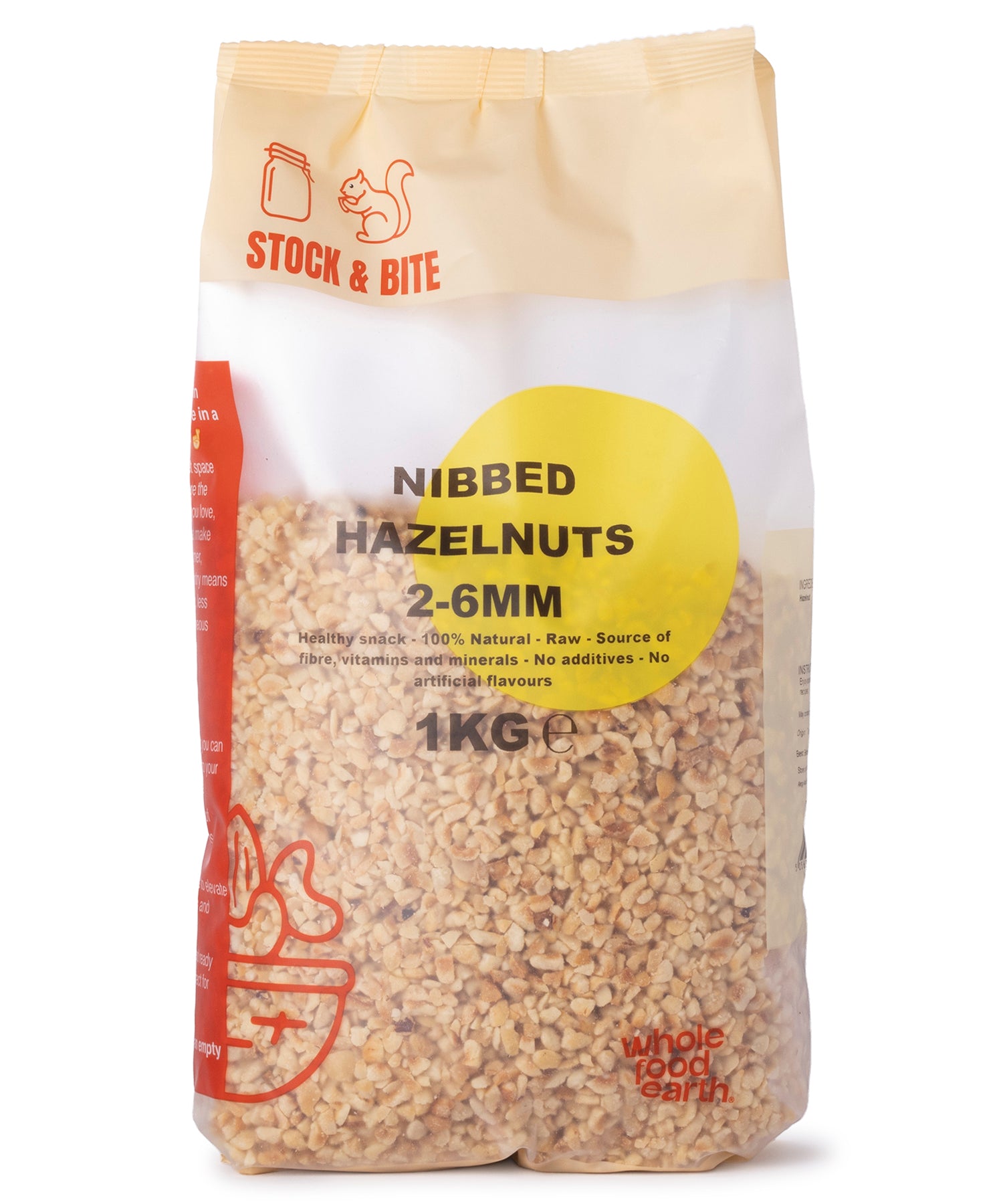 Nibbed Hazelnuts 1kg | Baking Value Bag