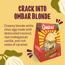 Blonde Caramelised White Choco Easter Egg - Ombar - 216g