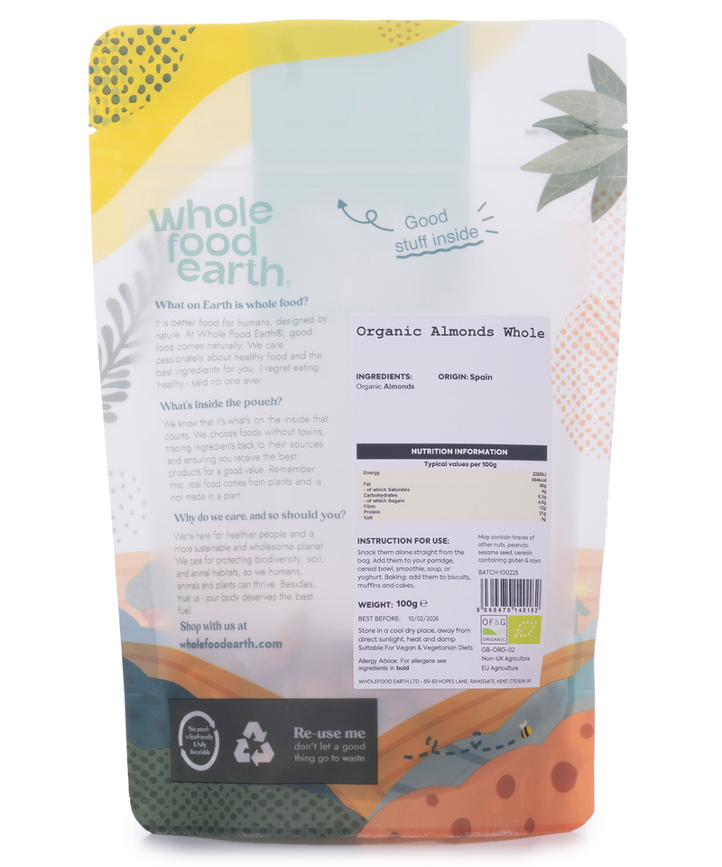 Organic Almonds Whole