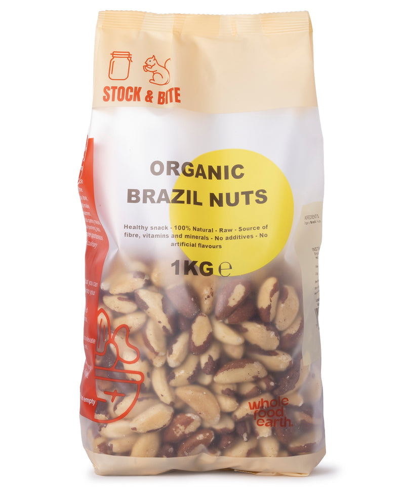 Organic Brazil Nuts - Stock & Bite - 1kg