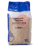 Organic Brown Basmati Rice - Stock & Prep - 1.5kg