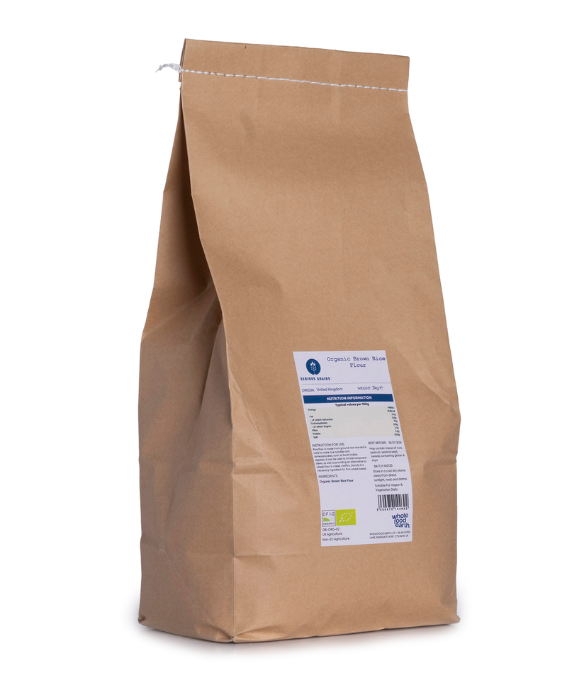 Organic Brown Rice Flour - Serious Grains