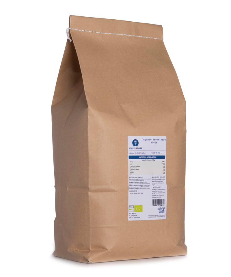 Organic Brown Rice Flour - Serious Grains