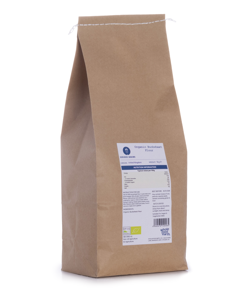 Organic Buckwheat Flour - Serious Grains