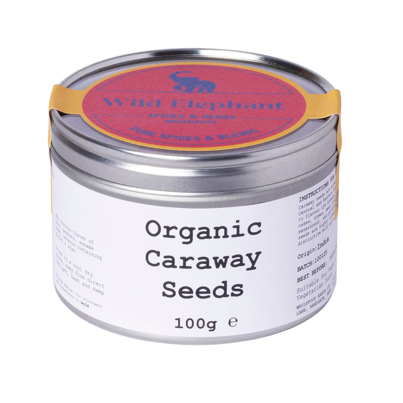 Organic Caraway Seeds - Wild Elephant - 100g