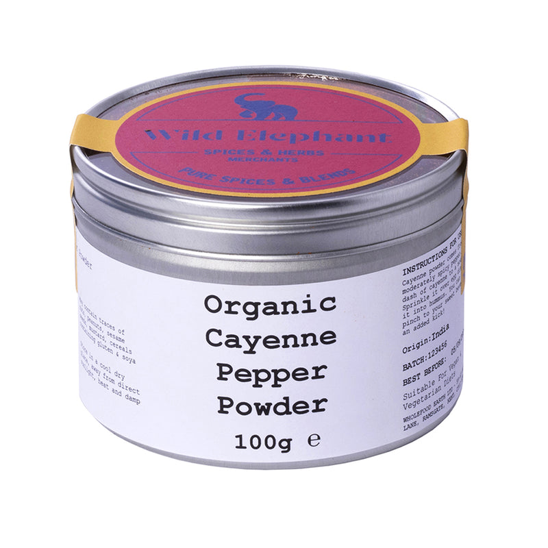 Organic Cayenne Pepper Powder - Wild Elephant