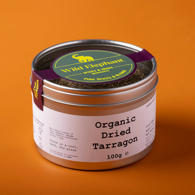 Organic Dried Tarragon - Wild Elephant - 100g