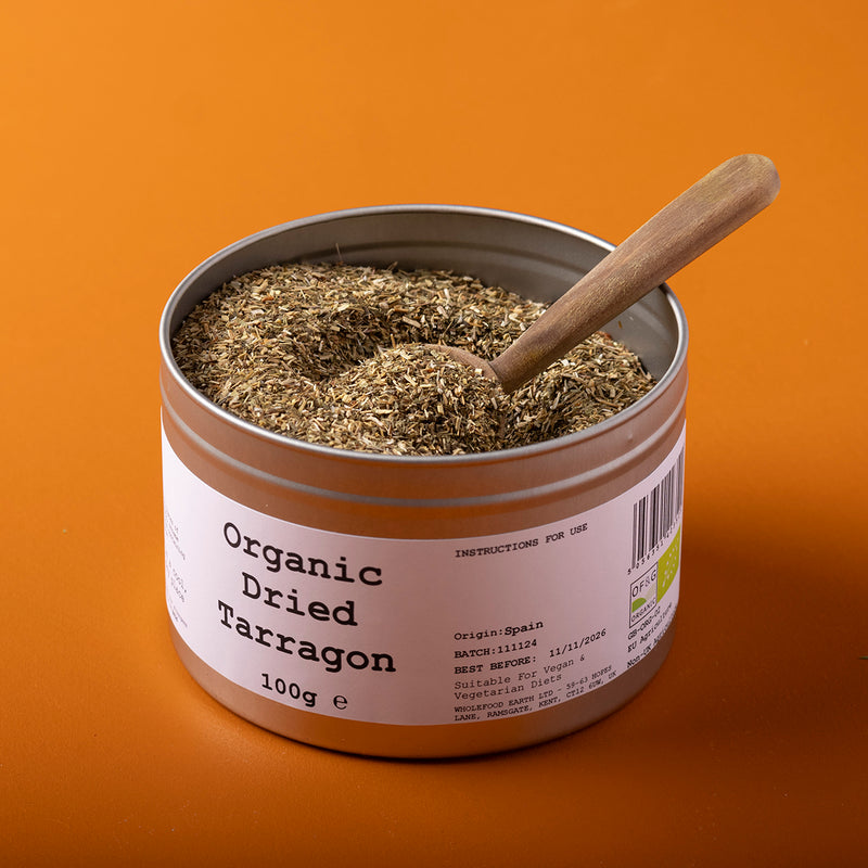 Organic Dried Tarragon - Wild Elephant - 100g