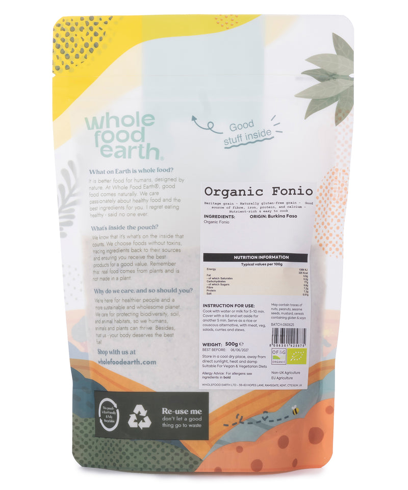 Organic Fonio