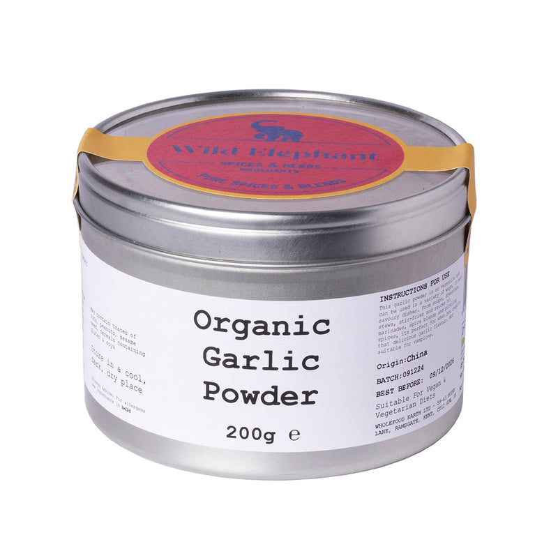 Organic Garlic Powder - Wild Elephant - 200g