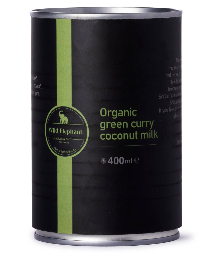 Organic Green Curry Coconut Milk - 400ml - Wild Elephant