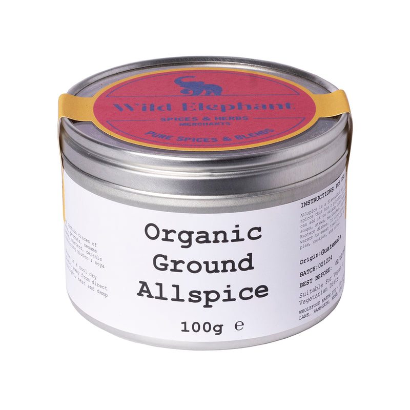 Organic Ground Allspice - Wild Elephant - 100g