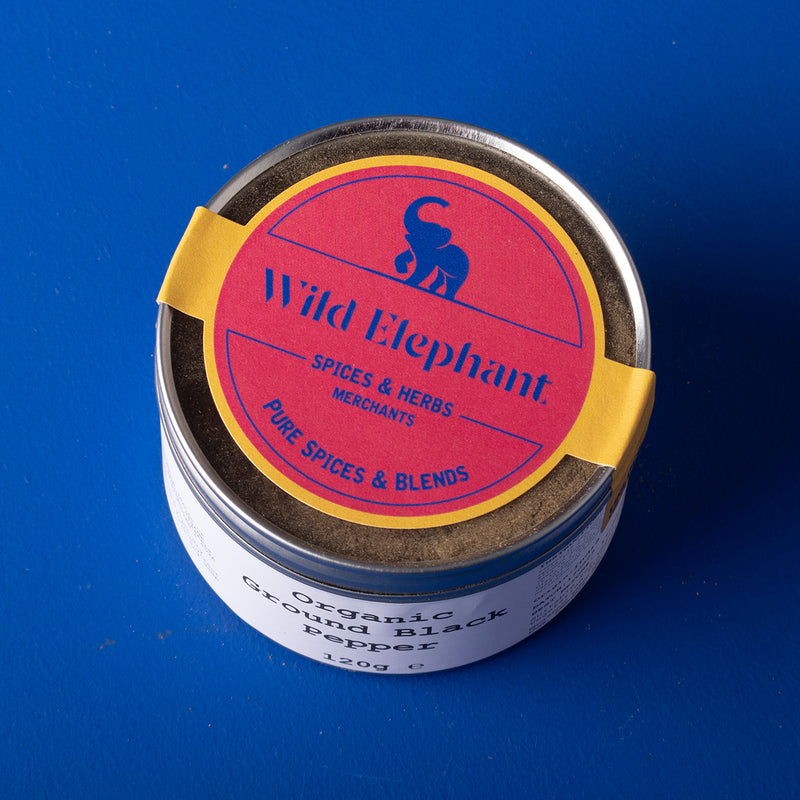 Organic Ground Black Pepper - Wild Elephant