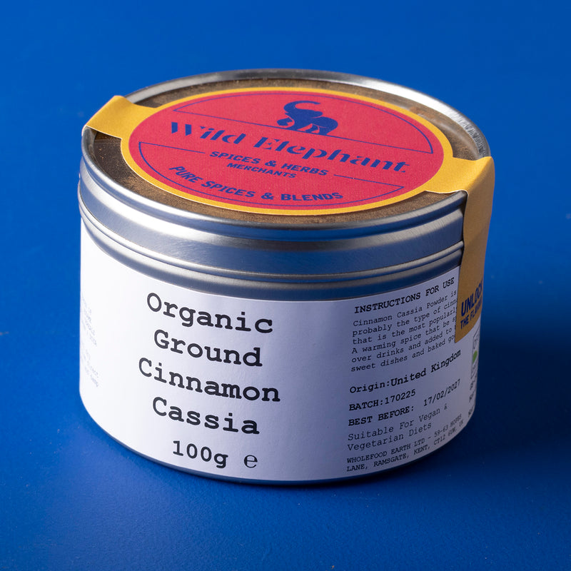 Organic Ground Cinnamon Cassia - Wild Elephant