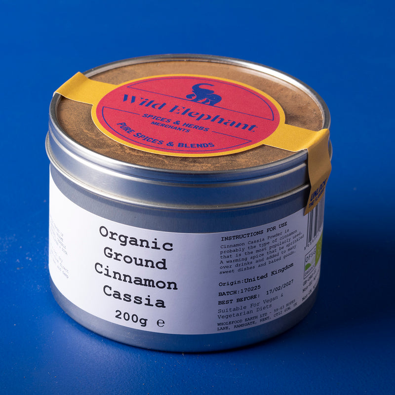 Organic Ground Cinnamon Cassia - Wild Elephant