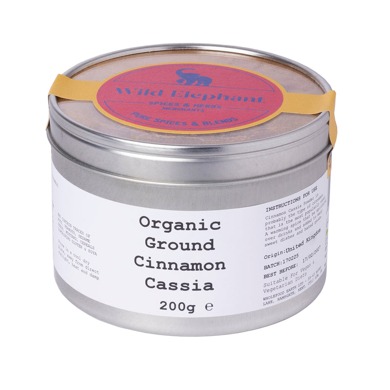 Organic Ground Cinnamon Cassia - Wild Elephant