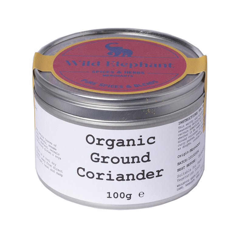 Organic Ground Coriander - Wild Elephant - 100g