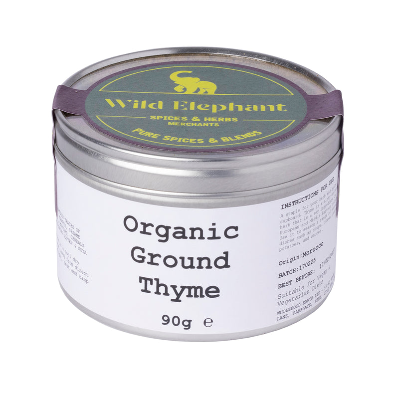 Organic Ground Thyme - Wild Elephant - 90g