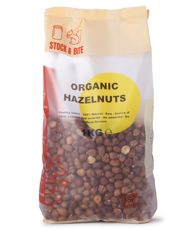Organic Hazelnuts - Stock & Bite - 1kg
