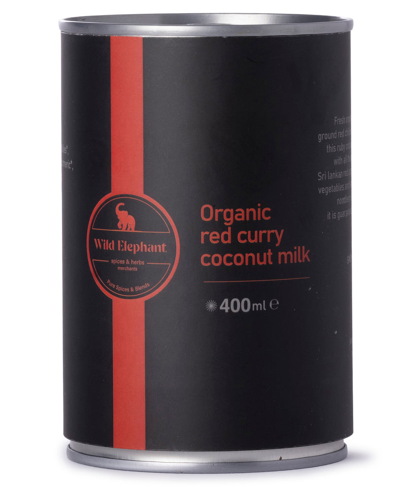 Organic Red Curry Coconut Milk - 400ml - Wild Elephant