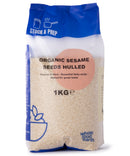 Graines de sésame bio décortiquées - Bouillon et préparation - 1 kg