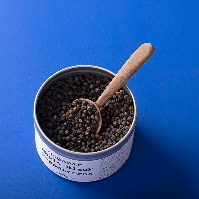 Organic Whole Black Peppercorns - Wild Elephant