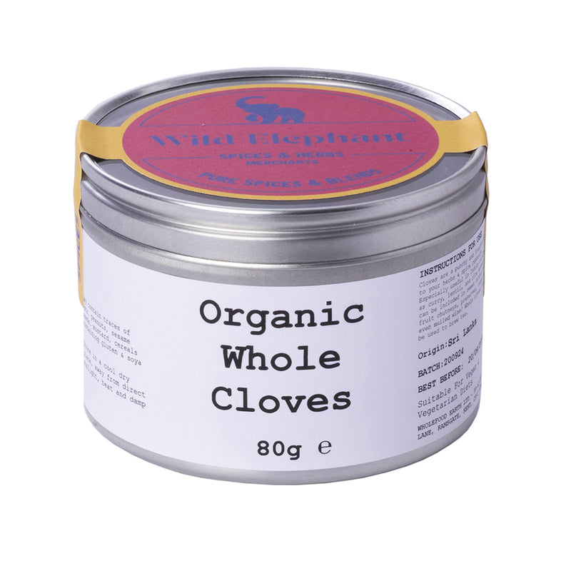 Organic Whole Cloves - Wild Elephant - 80g