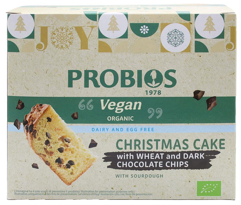 Organic Chocolate Panettone with Dark Choc Chips - Probios - 500g