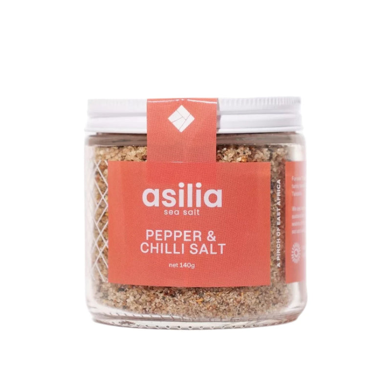 Pepper & Chilli Salt - The Peppery Blend - Asilia Salt - 140g