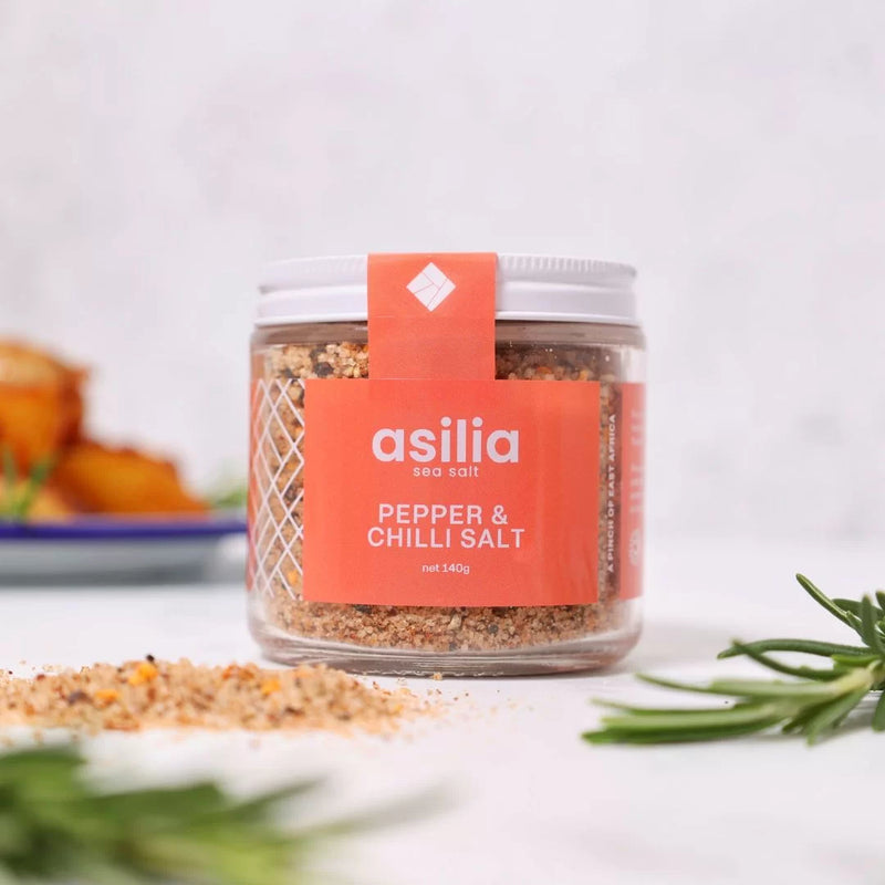 Pepper & Chilli Salt - The Peppery Blend - Asilia Salt - 140g