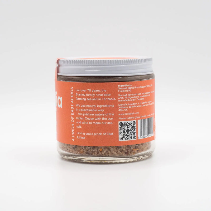 Pepper & Chilli Salt - The Peppery Blend - Asilia Salt - 140g