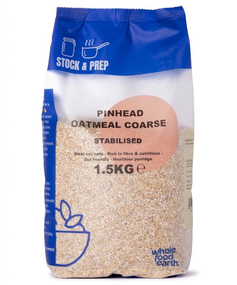 Pinhead Oatmeal Coarse Stabilised - Stock & Prep - 1.5kg