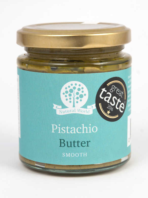 Smooth Pistachio Nut Butter - Nutural World - 170g