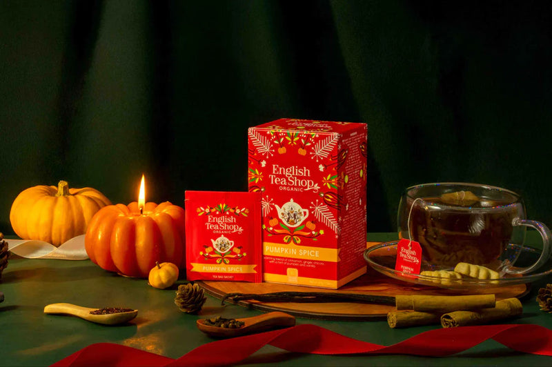 Winter Pumpkin Spice Tea Bags - English Tea Shop - 20 Bags