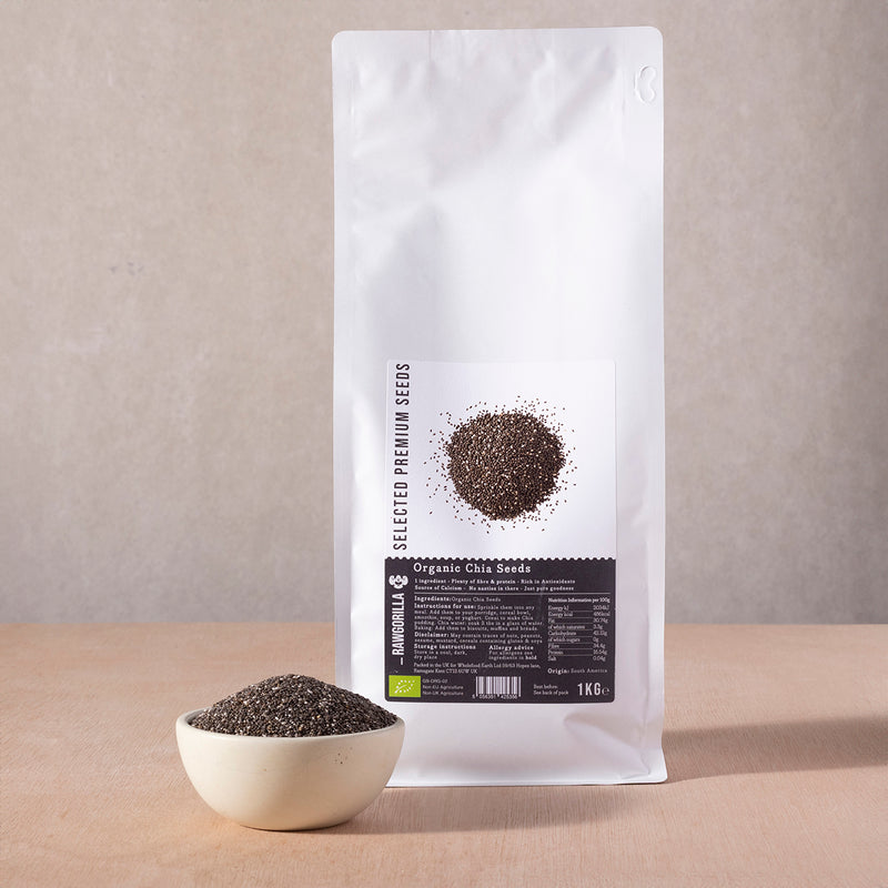 Organic Chia Seeds - RAWGORILLA - 1kg