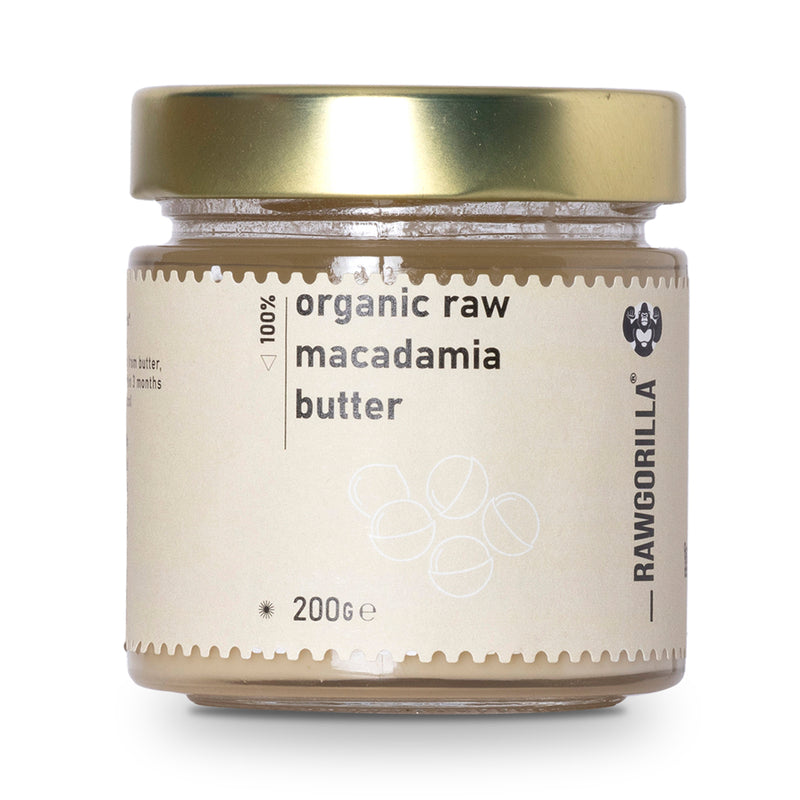 Organic Raw Macadamia Butter - RAWGORILLA