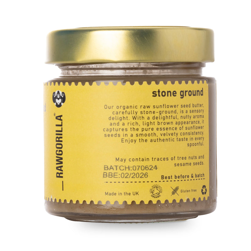 Raw Organic Sunflower Seed Butter - RAWGORILLA