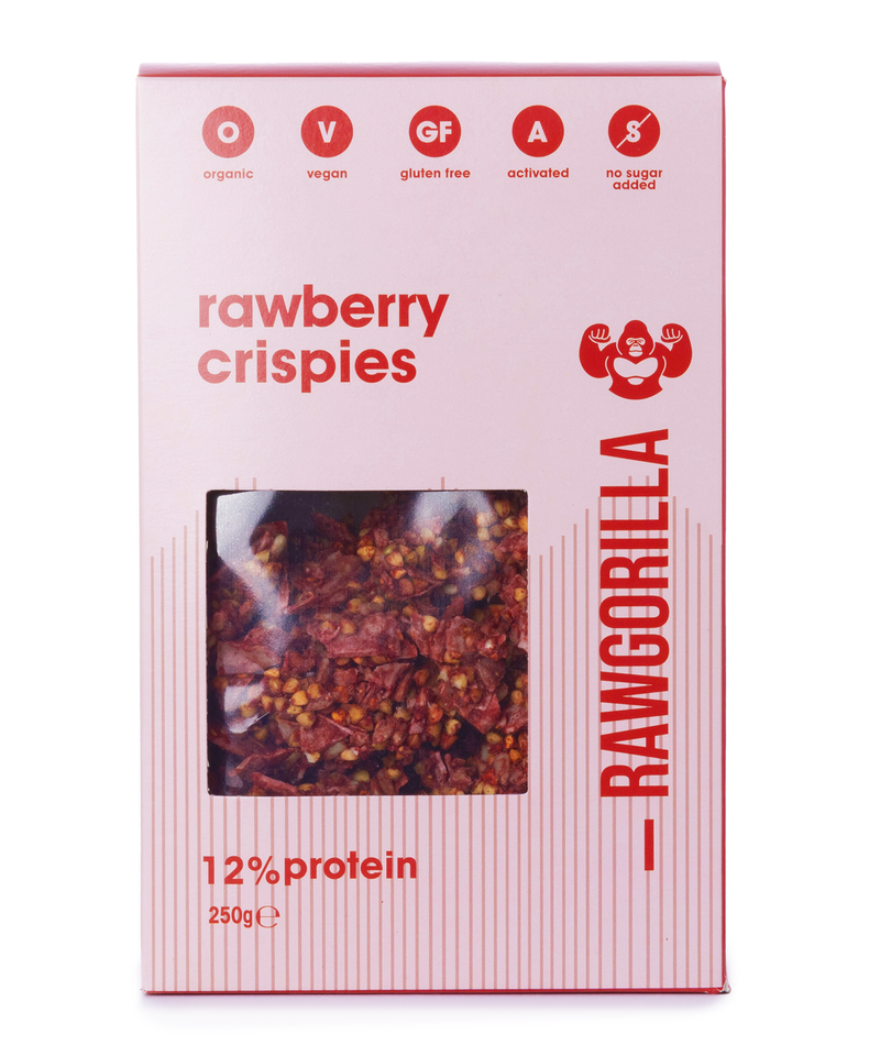 Rawberry Crispies - 250g - Raw Gorilla