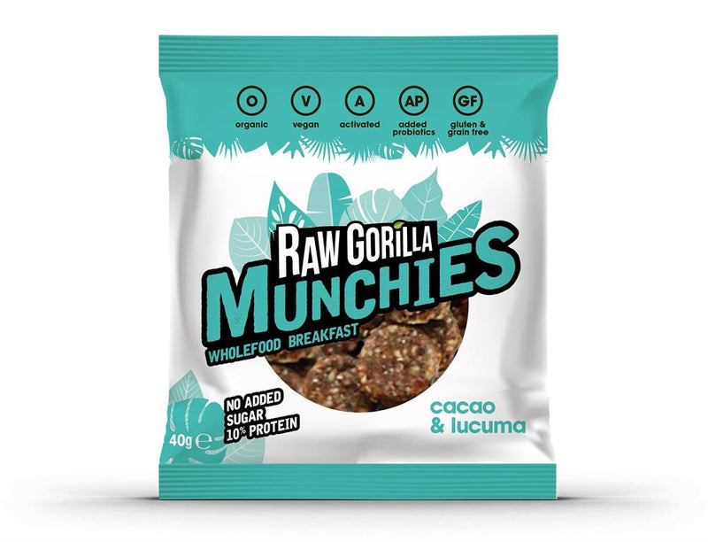 Cacao & Lucuma Munchies - 40g - Raw Gorilla