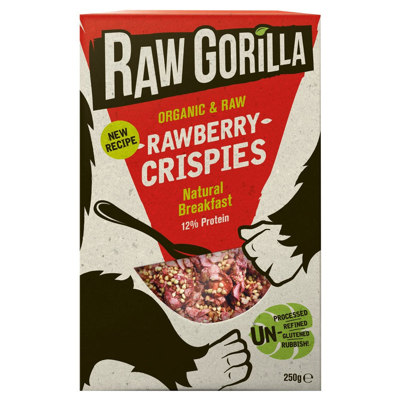 Rawberry Crispies - 250g - Raw Gorilla
