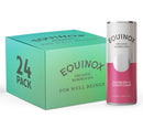 Can of Equinox Raspberry & Elderflower Kombucha 250ml with full box pack