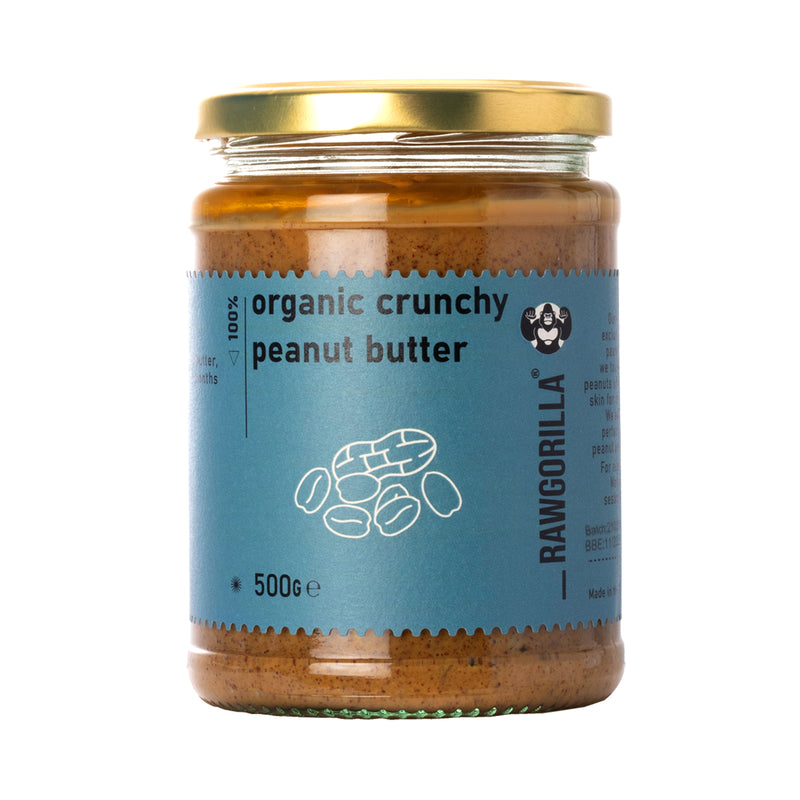 Organic Crunchy Peanut Butter - RAWGORILLA